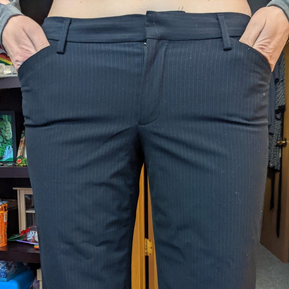 GAP Pinstriped Work Pants